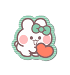 シール風うしゃぎ！！2緑色（個別スタンプ：24）