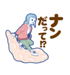 90年代カラフルガールズ3【ダジャレ】（個別スタンプ：19）