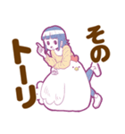 90年代カラフルガールズ3【ダジャレ】（個別スタンプ：24）