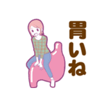 90年代カラフルガールズ3【ダジャレ】（個別スタンプ：28）