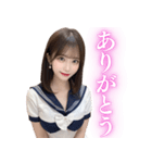 【成人向け】セーラー服の大人のお姉さん（個別スタンプ：2）