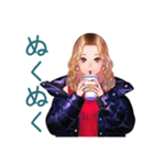 オトナギャルの冬★あいさつ（個別スタンプ：7）