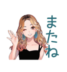 オトナギャルの冬★あいさつ（個別スタンプ：11）