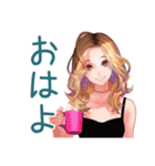 オトナギャルの冬★あいさつ（個別スタンプ：13）