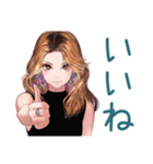 オトナギャルの冬★あいさつ（個別スタンプ：16）