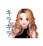 オトナギャルの冬★あいさつ（個別スタンプ：21）