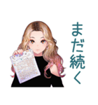 オトナギャルの冬★あいさつ（個別スタンプ：39）