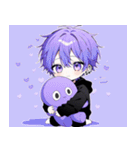 メンヘラ(ヤンデレ)くん愛スタンプ（個別スタンプ：1）