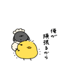 キザなへんてこなヒヨコ（相手ひつじver.)（個別スタンプ：10）