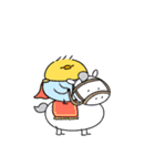 キザなへんてこなヒヨコ（相手ひつじver.)（個別スタンプ：35）