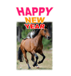 BIG表示！いつだって猫年気分の年賀スタンプ（個別スタンプ：3）