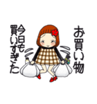 ひま子ちゃん711大人女子私の悩みスタンプ（個別スタンプ：10）