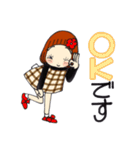 ひま子ちゃん711大人女子私の悩みスタンプ（個別スタンプ：15）