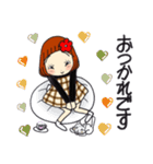 ひま子ちゃん711大人女子私の悩みスタンプ（個別スタンプ：35）