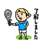 テニス男子 毎日使えるひと言サーブ（個別スタンプ：2）