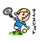 テニス男子 毎日使えるひと言サーブ（個別スタンプ：3）