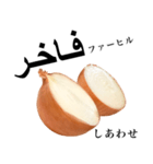 国産玉ねぎ【アラビア語】（個別スタンプ：12）
