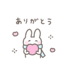 ゆるい手書きうさぎの冬・年末年始☆再販（個別スタンプ：25）