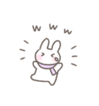 ゆるい手書きうさぎの冬・年末年始☆再販（個別スタンプ：28）