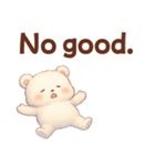 ずっと使える♡やさしいくまさん日常英語冬（個別スタンプ：29）