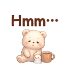 ずっと使える♡やさしいくまさん日常英語冬（個別スタンプ：30）