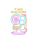 レトロネオン風で送りたい（個別スタンプ：9）