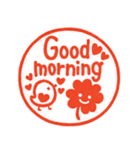 ポンとハンコ風♡毎日使えるスマイル（個別スタンプ：25）