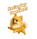 ポメちゃんの癒まくりスタンプ♡（個別スタンプ：17）