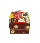 【毎年使える】年末年始♡ご予定は？(再販)（個別スタンプ：17）