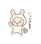 冬うさぎの毎日スタンプ・挨拶＆年賀状（個別スタンプ：5）