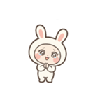 冬うさぎの毎日スタンプ・挨拶＆年賀状（個別スタンプ：15）