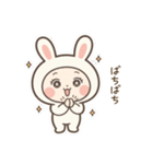 冬うさぎの毎日スタンプ・挨拶＆年賀状（個別スタンプ：30）