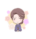 京都のおかみさんミニキャラスタンプ（個別スタンプ：12）