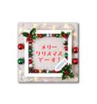 書き込める♥メリークリスマス♡フレーム（個別スタンプ：13）
