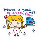 (nenerin日常会話スタンプ019英語気遣い)（個別スタンプ：17）