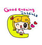 (nenerin日常会話スタンプ019英語気遣い)（個別スタンプ：19）