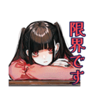 地雷系女子の冬♡ぴえん気分（個別スタンプ：21）