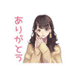 ご褒美つき★ガーリー女子の毎日（個別スタンプ：3）