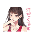 ご褒美つき★ガーリー女子の毎日（個別スタンプ：15）