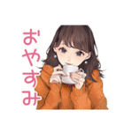 ご褒美つき★ガーリー女子の毎日（個別スタンプ：19）