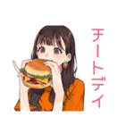 ご褒美つき★ガーリー女子の毎日（個別スタンプ：36）