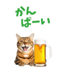 でか文字☆にゃんこ（個別スタンプ：20）