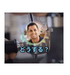 ショート動画の人々：静止画スタンプ（個別スタンプ：4）