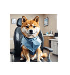 柴犬の新日常10（個別スタンプ：4）