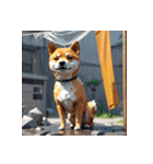 柴犬の新日常10（個別スタンプ：6）
