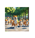 柴犬の新日常10（個別スタンプ：16）