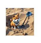 柴犬の新日常10（個別スタンプ：21）