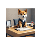 柴犬の新日常10（個別スタンプ：24）