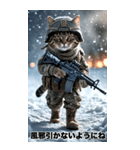 冬を感じる 進撃の猫軍団 Bigスタンプ（個別スタンプ：9）