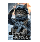 冬を感じる 進撃の猫軍団 Bigスタンプ（個別スタンプ：24）